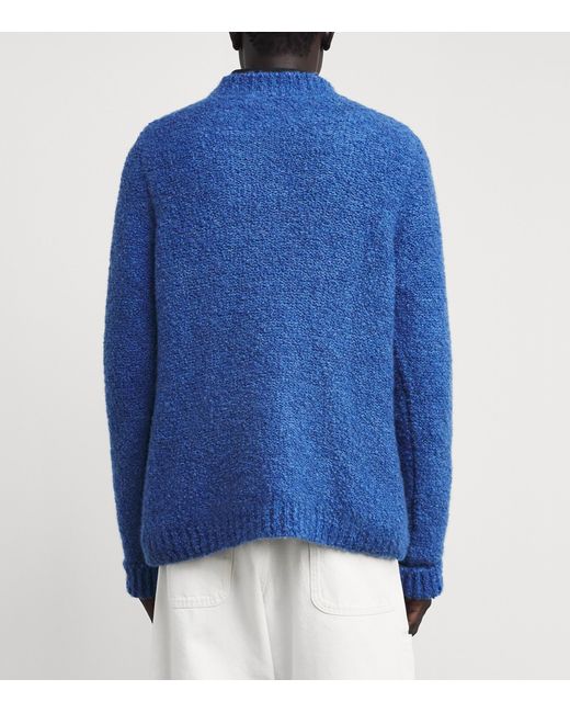 God's True Cashmere Blue Cashmere Cloud Sweater