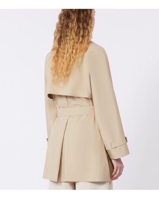 Weekend by Maxmara Natural Canvas Shortline Trench Coat