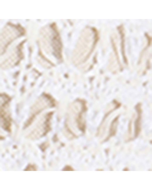 Balmain White Crochet Mini Dress