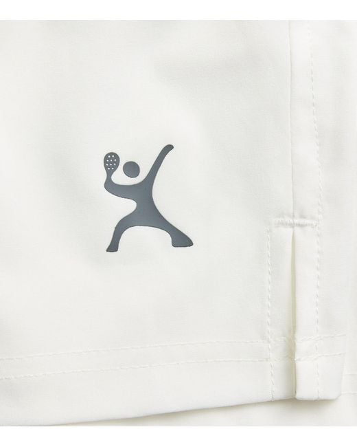 Pulco Studios White Cancun Shorts for men