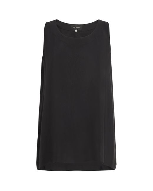 Eskandar Black Silk Top