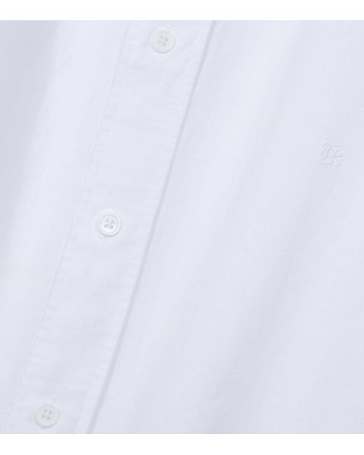 The Kooples White Linen-cotton Shirt for men