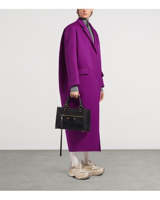 Balenciaga Black Medium Leather Le City Tote Bag