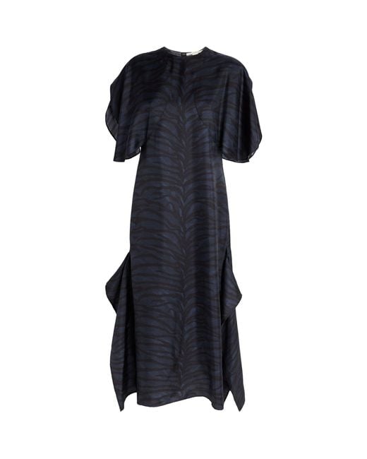 Stella McCartney Black Silk Tiger Print Dress