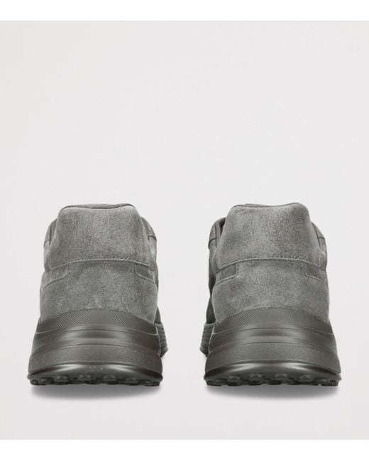 Hogan Gray Suede Hyperlight Sneakers for men