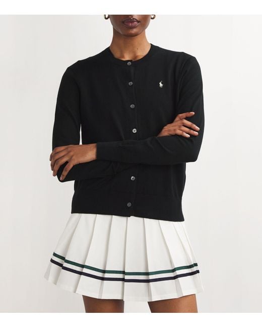 Polo Ralph Lauren Black Cotton-blend Cardigan