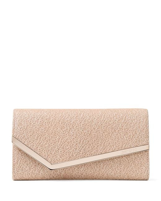 Jimmy Choo Natural Emmie Clutch Bag