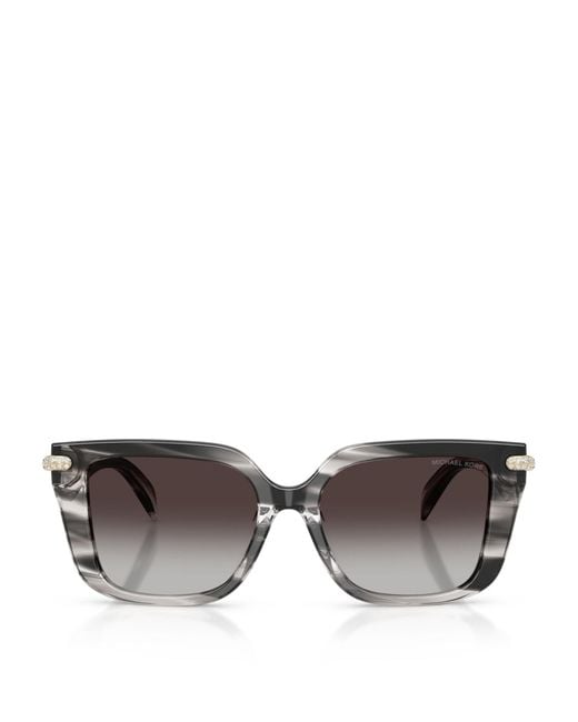 Michael Kors Gray Santo Domingo Square Sunglasses