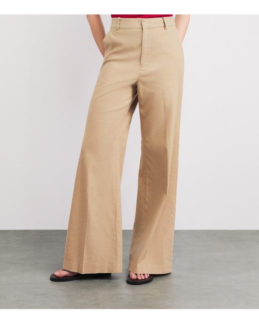 Polo Ralph Lauren Natural Stretch Cotton-Linen Beaton Trousers
