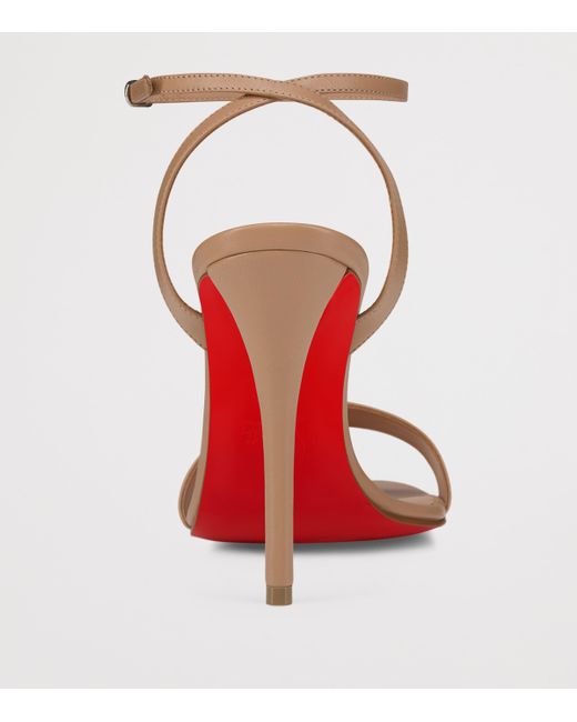 Christian Louboutin Pink Miss Z Leather Heeled Sandals 100
