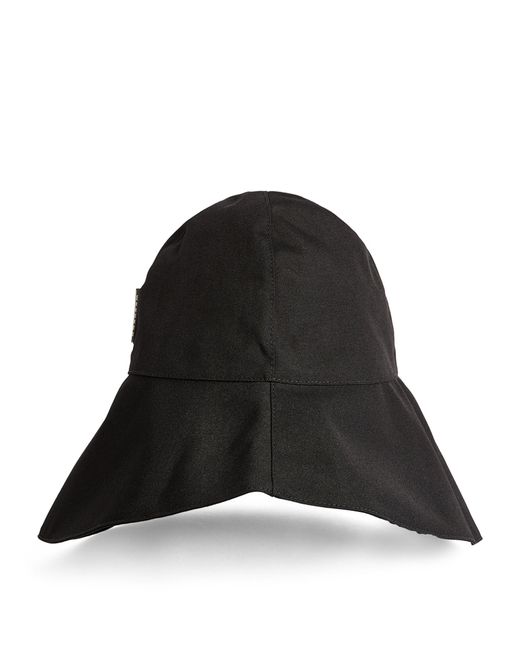 Weekend by Maxmara Black Oversized Bucket Hat