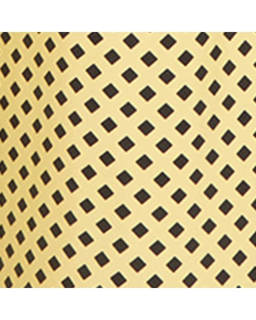 Tom Ford Yellow Silk Patterned Trousers for men