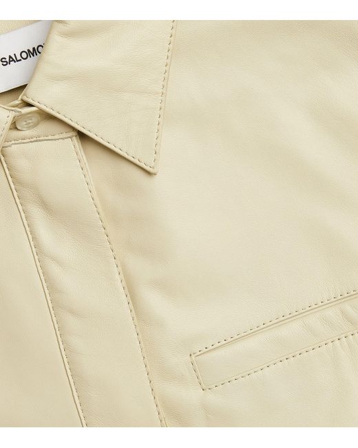 Yves Salomon Natural Leather Shirt