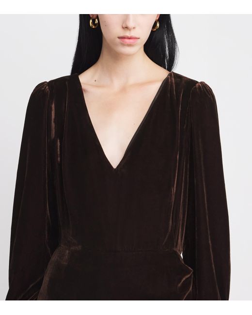 PAIGE Women's Black Velvet Lawry Mini Dress - www.rajagirimanappuram.com