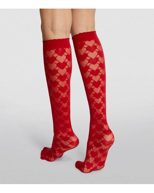 Falke Red Sweet Thing Knee-high Socks