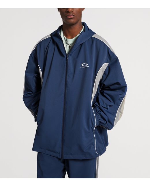 Balenciaga Blue Loop Sports Icon Track Jacket for men