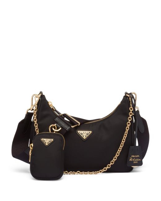 Prada Re Nylon Re Edition 2005 Shoulder Bag in Black Lyst UK