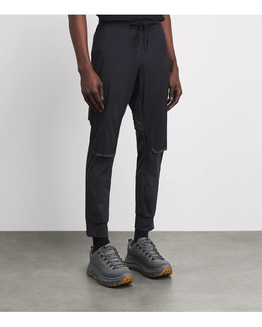 On Shoes Black Weather Trousers for men