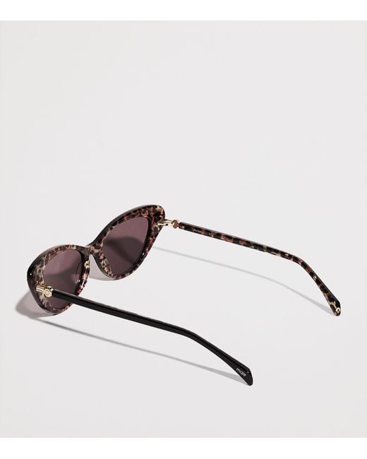 Maje Brown Acetate Cat Eye Sunglasses