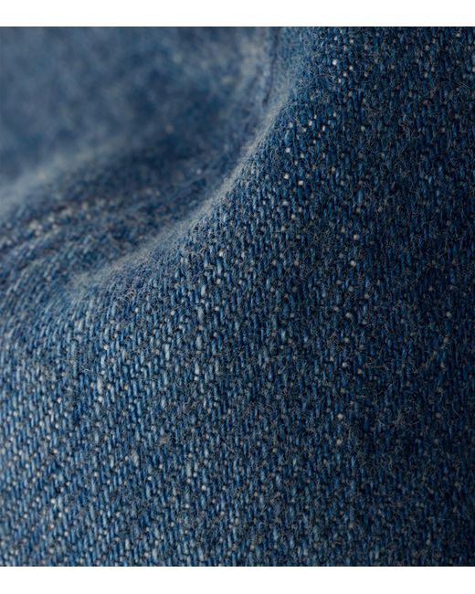 Prada Blue Denim Bucket Hat for men