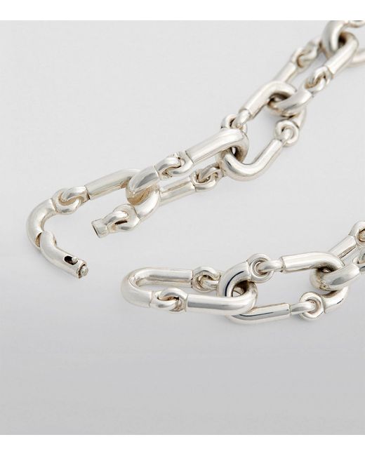 MAOR Metallic Sterling Silver Solstice Chain Bracelet for men