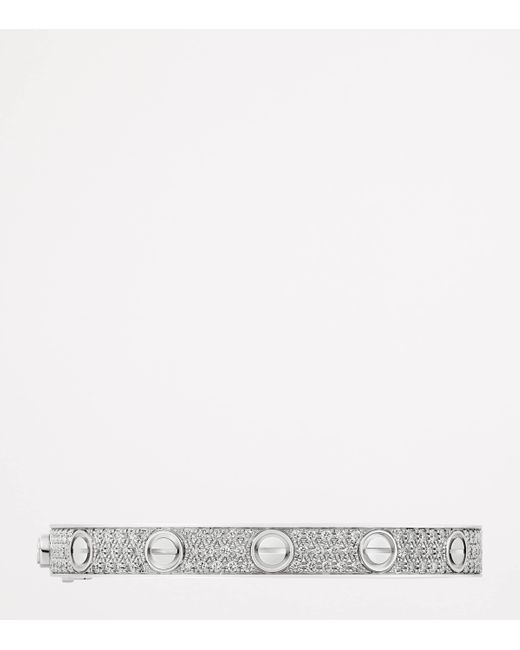 Cartier White And Diamond Love Bracelet