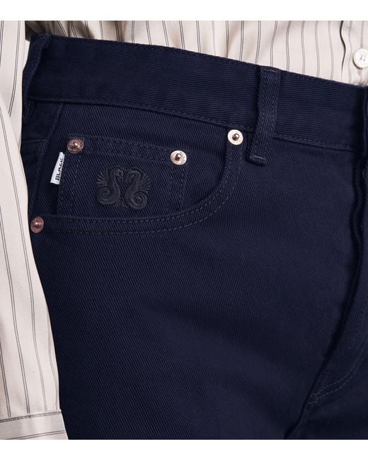 Blazé Milano Blue Clapotis Maline Wide-Leg Jeans