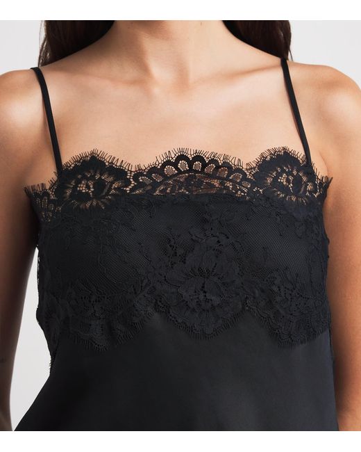 Herskind Black Lace-Detail Linnea Cami Top