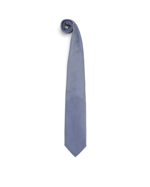 Pal Zileri Blue Silk Printed Tie for men
