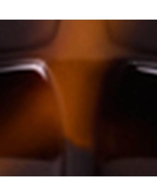 Alaïa Brown Acetate Aviator Mask Sunglasses