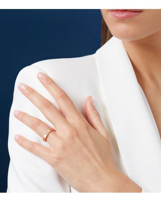 Chaumet Pink And Diamond Liens De Évidence Wedding Ring