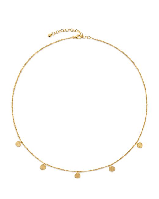 Monica Vinader Metallic Vermeil Mv Siren Muse Station Chain Necklace