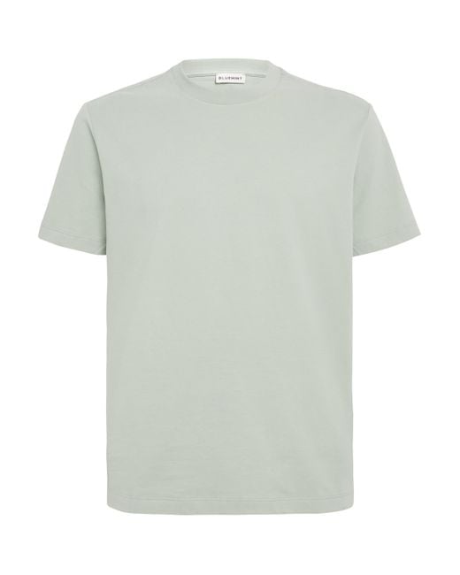 BLUEMINT Green Brushed Cotton William T-Shirt for men