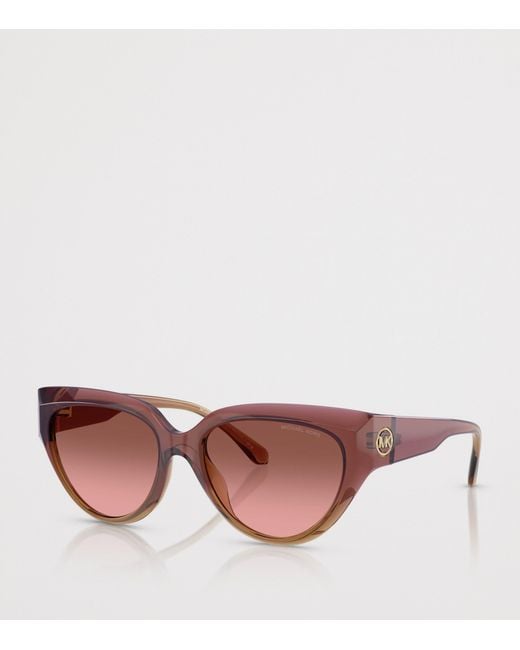 Michael Kors Pink Boca Raton Cat Eye Sunglasses