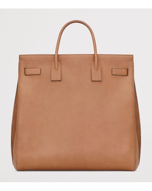 Saint Laurent Brown Large Sac De Jour Tote Bag