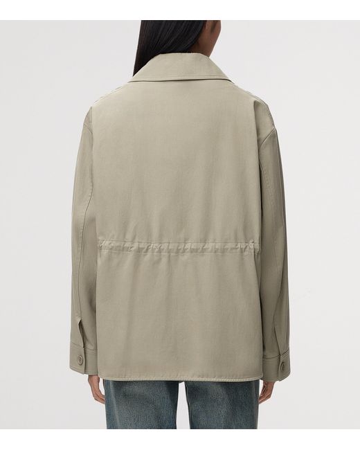 Loewe Green Cotton Workwear Jacket