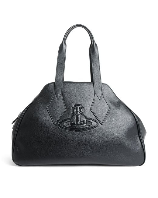 Vivienne Westwood Black Large Yasmine Top-Handle Bag for men