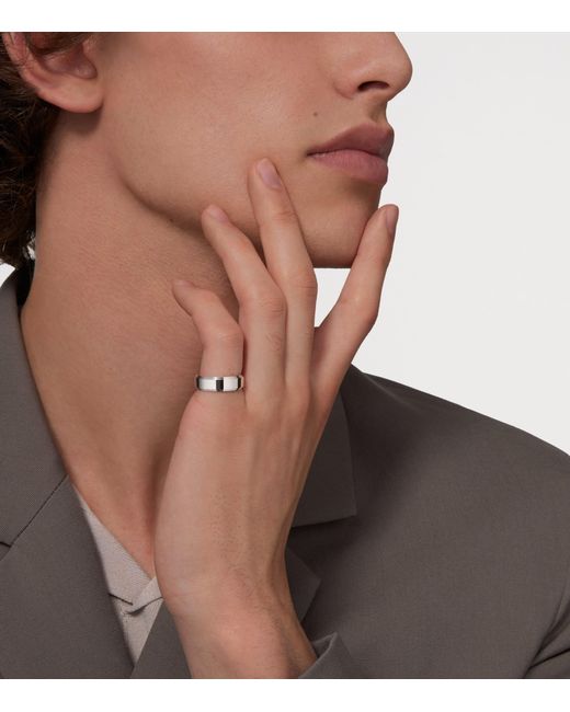 Cartier Metallic Platinum And Diamond D'Amour Wedding Band