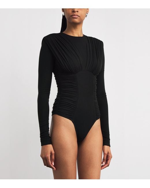 Agolde Black Abbi Bodysuit