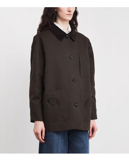 Blazé Milano Black Cotton Clelia Jacket