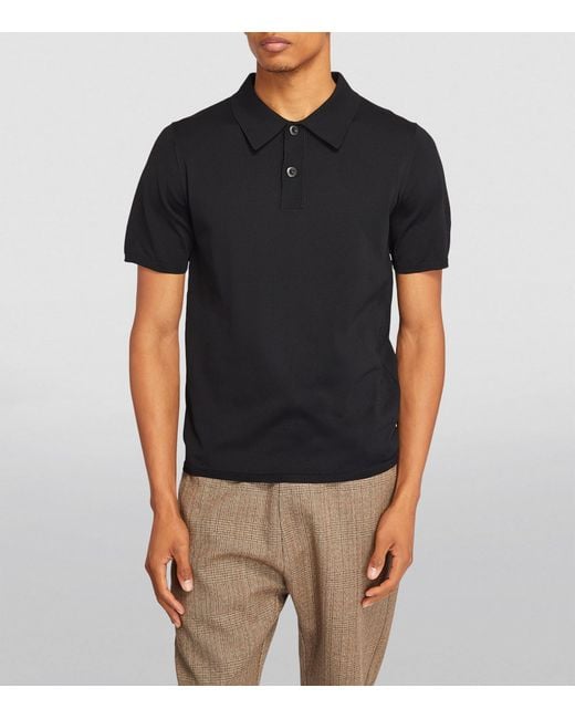 Sandro Black Polo Shirt for men