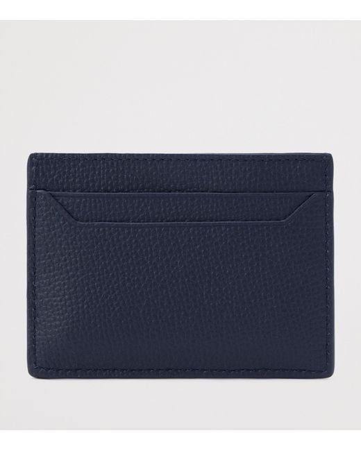Loewe Blue Leather Anagram Card Holder