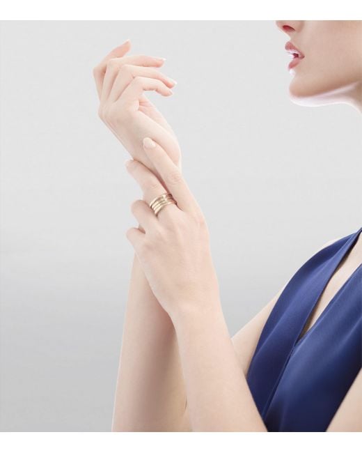BVLGARI Metallic B.Zero1 Four-Band Ring
