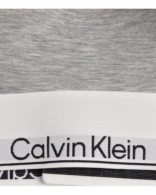 Calvin Klein Gray Icon Lined Bralette