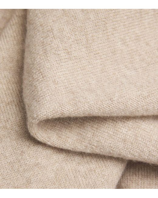 Harrods Natural Cashmere Rollneck Sweater for men