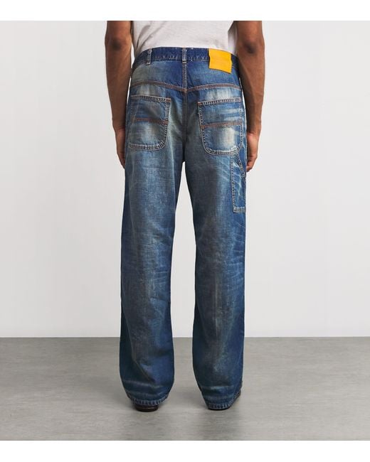 GALLERY DEPT. Blue Straight Bare Knuckle Jeans for men
