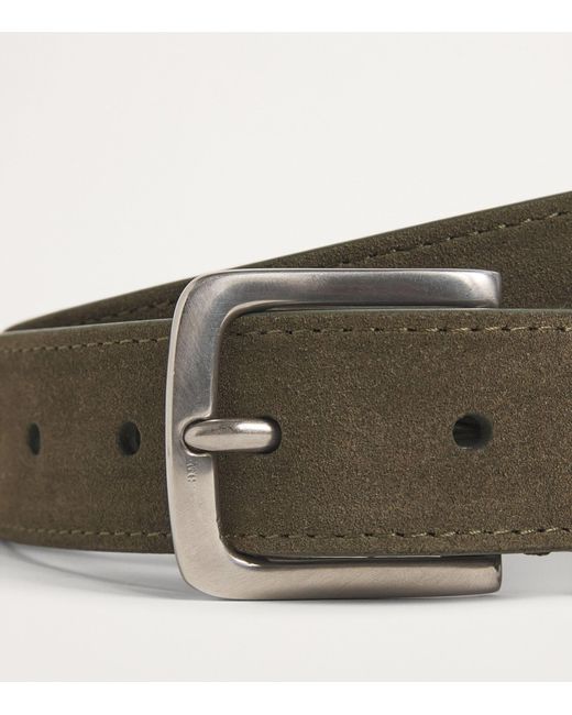 Paul Smith Brown Suede Knot Belt for men