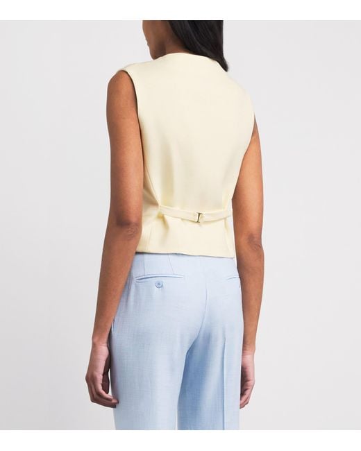 Maje Natural Tailored Waistcoat