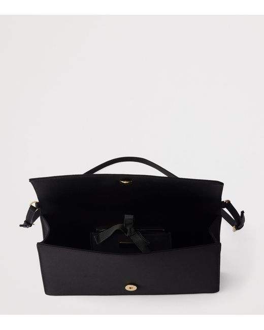 Prada Black Satin Shoulder Bag