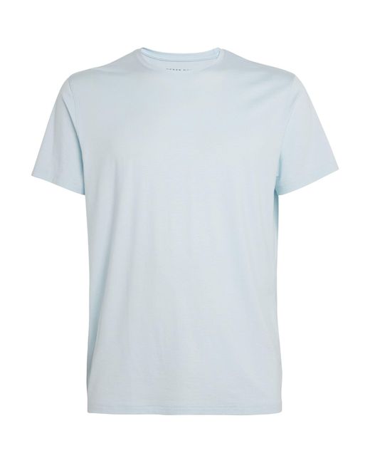 Derek Rose Blue Stretch-modal Basel T-shirt for men